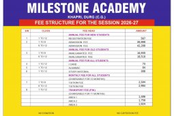 FEE NOTIFICATION - 2026-2027